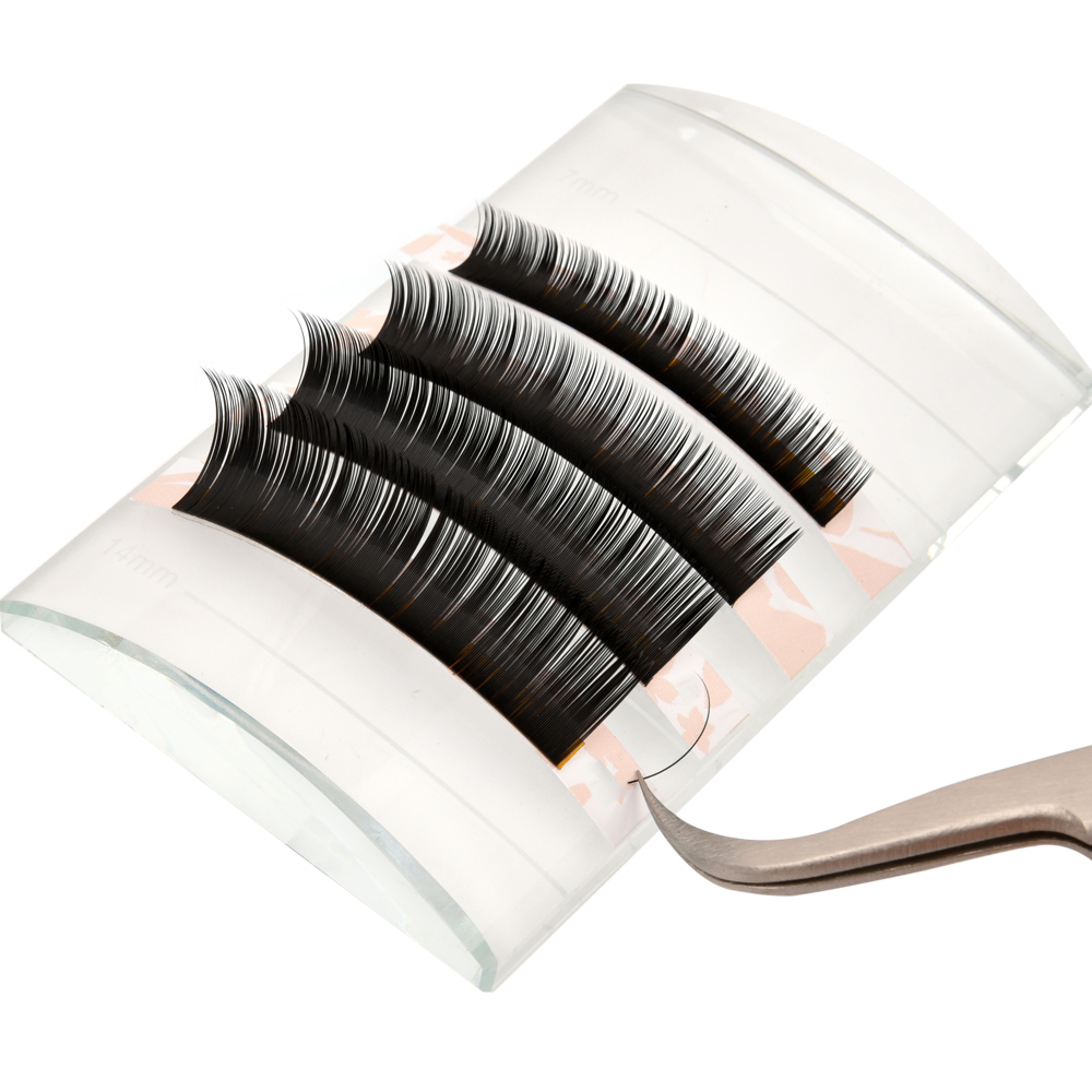 2020 Best Selling 0.07 0.1 Volume Eyelashes Extension with Private Label and Box YY28